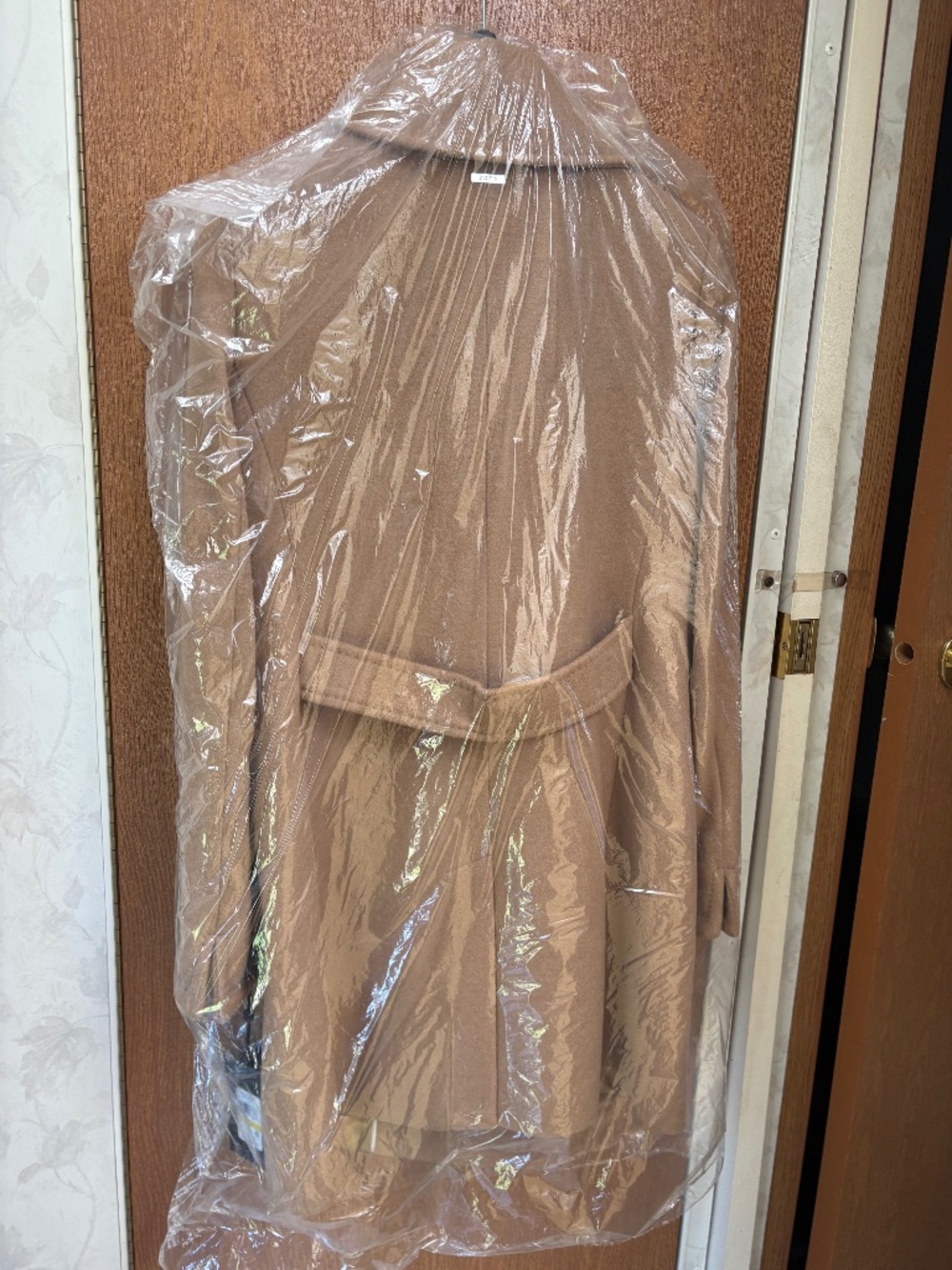 DKNY Camel dress coat